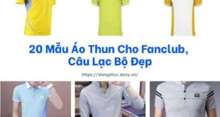 Top 20 Mẫu Áo Thun Cho Fanclub, Câu Lạc Bộ Đẹp HOT Nhất
